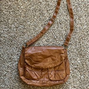 Brown crossbody purse
